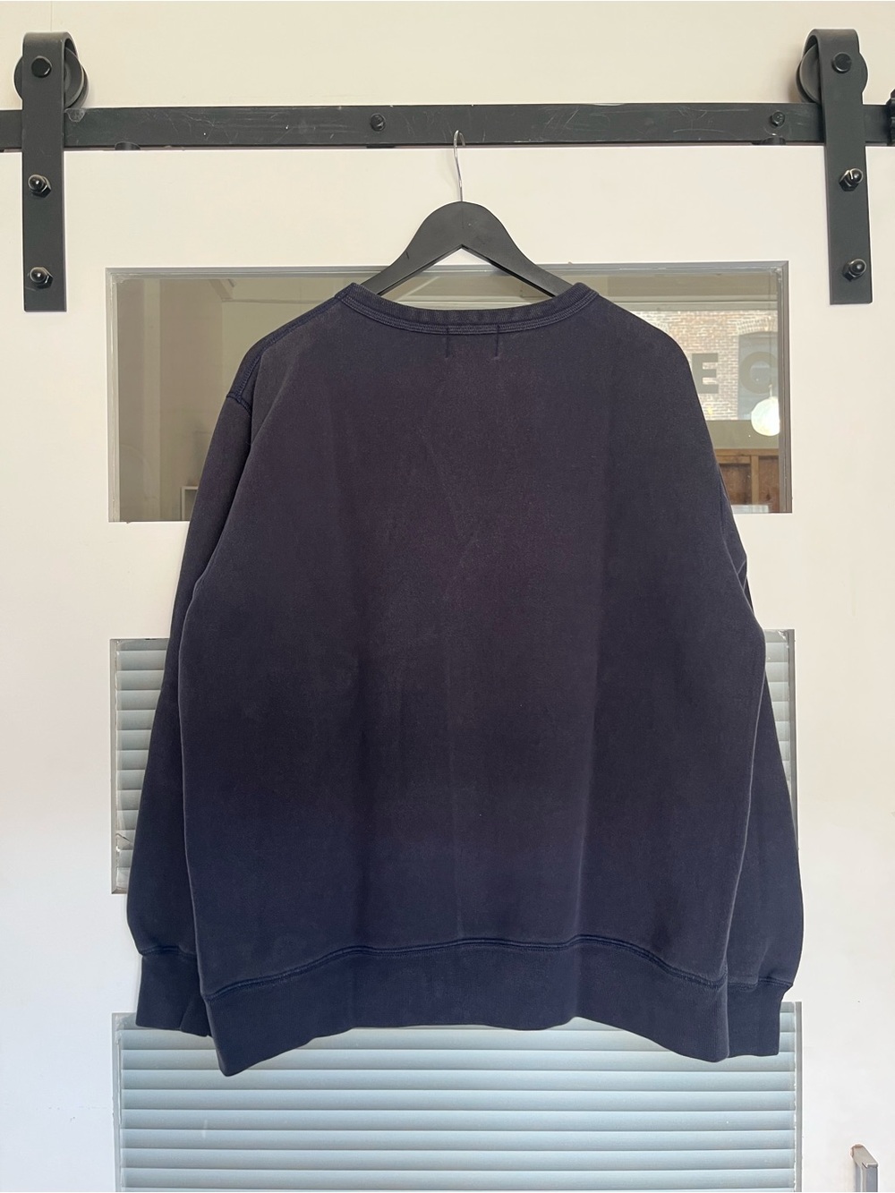 Roots Navy Crewneck with White Athletics Logo - Picture 4 of 4